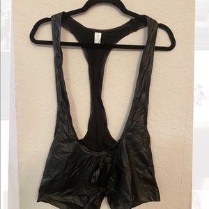 Black Jumpsuit Underwear Bodysuit